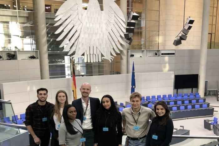 SVP-studenten in de Bundestag